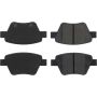 CENTRIC PARTS 300.14560 Centric Premium Semi-Metallic Brake Pads with Shims and Hardware