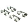 CENTRIC PARTS 300.14680 Centric Premium Semi-Metallic Brake Pads with Shims and Hardware