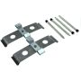 CENTRIC PARTS 300.14740 Centric Premium Semi-Metallic Brake Pads with Shims and Hardware