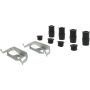 CENTRIC PARTS 300.16100 Centric Premium Semi-Metallic Brake Pads with Shims and Hardware