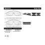 CENTRIC PARTS 300.16110 Centric Premium Semi-Metallic Brake Pads with Shims and Hardware