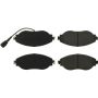 CENTRIC PARTS 300.16330 Centric Premium Semi-Metallic Brake Pads with Shims and Hardware