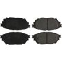 CENTRIC PARTS 300.16820 Centric Premium Semi-Metallic Brake Pads with Shims and Hardware