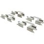 CENTRIC PARTS 300.17220 Centric Premium Semi-Metallic Brake Pads with Shims and Hardware
