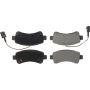 CENTRIC PARTS 300.17461 Centric Premium Semi-Metallic Brake Pads with Shims and Hardware