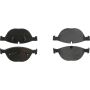 CENTRIC PARTS 300.17500 Centric Premium Semi-Metallic Brake Pads with Shims