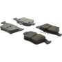 CENTRIC PARTS 300.17610 Centric Premium Semi-Metallic Brake Pads with Shims and Hardware