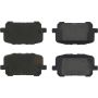 CENTRIC PARTS 300.17660 Centric Premium Semi-Metallic Brake Pads with Shims and Hardware