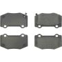 CENTRIC PARTS 300.18540 Centric Premium Semi-Metallic Brake Pads with Shims and Hardware