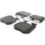 CENTRIC PARTS 300.18680 Centric Premium Semi-Metallic Brake Pads with Shims