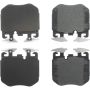 CENTRIC PARTS 300.18680 Centric Premium Semi-Metallic Brake Pads with Shims