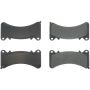 CENTRIC PARTS 300.19100 Centric Premium Semi-Metallic Brake Pads with Shims