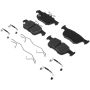 CENTRIC PARTS 300.23840 Centric Premium Semi-Metallic Brake Pads with Shims and Hardware