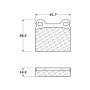 CENTRIC PARTS 301.00310 Centric Premium Ceramic Brake Pads with Shims