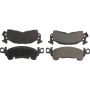 CENTRIC PARTS 301.00520 Centric Premium Ceramic Brake Pads with Shims and Hardware