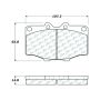 CENTRIC PARTS 301.01370 Centric Premium Ceramic Brake Pads with Shims and Hardware