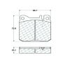 CENTRIC PARTS 301.01451 Centric Premium Ceramic Brake Pads with Shims