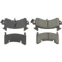 CENTRIC PARTS 301.01540 Centric Premium Ceramic Brake Pads with Shims and Hardware