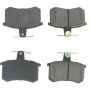 CENTRIC PARTS 301.02280 Centric Premium Ceramic Brake Pads with Shims and Hardware