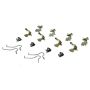 CENTRIC PARTS 301.02420 Centric Premium Ceramic Brake Pads with Shims and Hardware