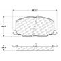 CENTRIC PARTS 301.03560 Centric Premium Ceramic Brake Pads with Shims and Hardware