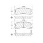 CENTRIC PARTS 301.03830 Centric Premium Ceramic Brake Pads with Shims and Hardware