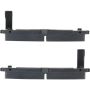 CENTRIC PARTS 301.04350 Centric Premium Ceramic Brake Pads with Shims and Hardware