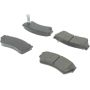 CENTRIC PARTS 301.04510 Centric Premium Ceramic Brake Pads with Shims and Hardware