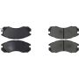 CENTRIC PARTS 301.04701 Centric Premium Ceramic Brake Pads with Shims and Hardware