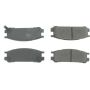 CENTRIC PARTS 301.04710 Centric Premium Ceramic Brake Pads with Shims and Hardware