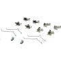 CENTRIC PARTS 301.04761 Centric Premium Ceramic Brake Pads with Shims and Hardware