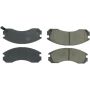 CENTRIC PARTS 301.05300 Centric Premium Ceramic Brake Pads with Shims and Hardware