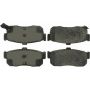 CENTRIC PARTS 301.05400 Centric Premium Ceramic Brake Pads with Shims and Hardware
