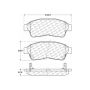 CENTRIC PARTS 301.05620 Centric Premium Ceramic Brake Pads with Shims and Hardware