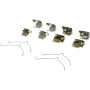 CENTRIC PARTS 301.05621 Centric Premium Ceramic Brake Pads with Shims and Hardware