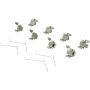 CENTRIC PARTS 301.05710 Centric Premium Ceramic Brake Pads with Shims and Hardware