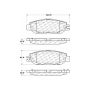 CENTRIC PARTS 301.06130 Centric Premium Ceramic Brake Pads with Shims and Hardware