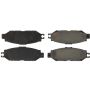 CENTRIC PARTS 301.06130 Centric Premium Ceramic Brake Pads with Shims and Hardware