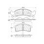 CENTRIC PARTS 301.06230 Centric Premium Ceramic Brake Pads with Shims and Hardware