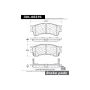 CENTRIC PARTS 301.06370 Centric Premium Ceramic Brake Pads with Shims and Hardware