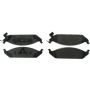 CENTRIC PARTS 301.06500 Centric Premium Ceramic Brake Pads with Shims and Hardware
