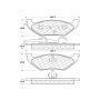 CENTRIC PARTS 301.06620 Centric Premium Ceramic Brake Pads with Shims and Hardware