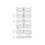 CENTRIC PARTS 301.06660 Centric Premium Ceramic Brake Pads with Shims and Hardware