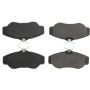 CENTRIC PARTS 301.06760 Centric Premium Ceramic Brake Pads with Shims and Hardware