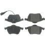 CENTRIC PARTS 301.06871 Centric Premium Ceramic Brake Pads with Shims and Hardware