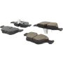 CENTRIC PARTS 301.07250 Centric Premium Ceramic Brake Pads with Shims and Hardware