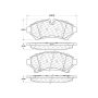 CENTRIC PARTS 301.07530 Centric Premium Ceramic Brake Pads with Shims and Hardware