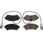 CENTRIC PARTS 301.07530 Centric Premium Ceramic Brake Pads with Shims and Hardware