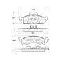 CENTRIC PARTS 301.07600 Centric Premium Ceramic Brake Pads with Shims and Hardware