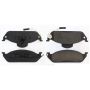 CENTRIC PARTS 301.07600 Centric Premium Ceramic Brake Pads with Shims and Hardware
